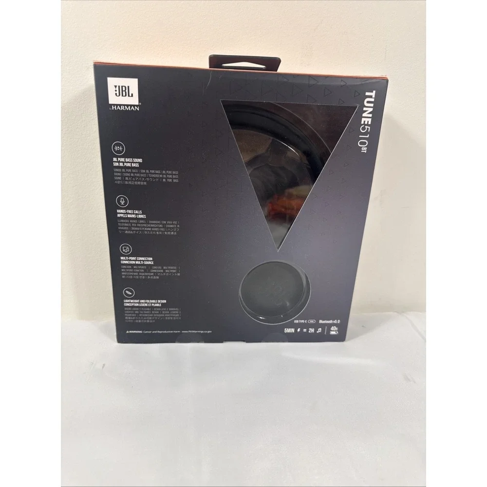 JBL Tune 510BT Wireless Bluetooth On-Ear Headphones With Built-In Microphone - Picture 4 of 6